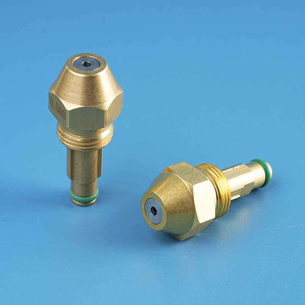 Vape Ring - Brass Air Atomizing Fuel Nozzle, Two-Fluid