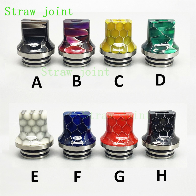 1pc 810 Flat Mouth Stainless S - Drip Tip Resin reseña y precio
