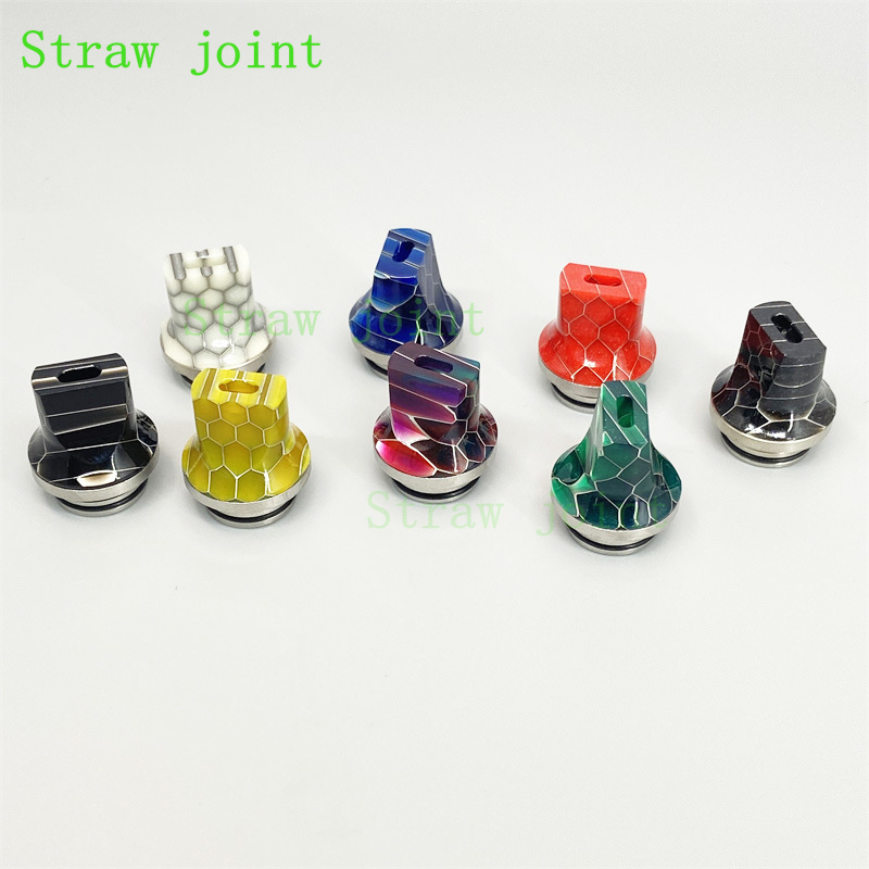 1pc 810 Flat Mouth Stainless S - Drip Tip Resin reseña y precio