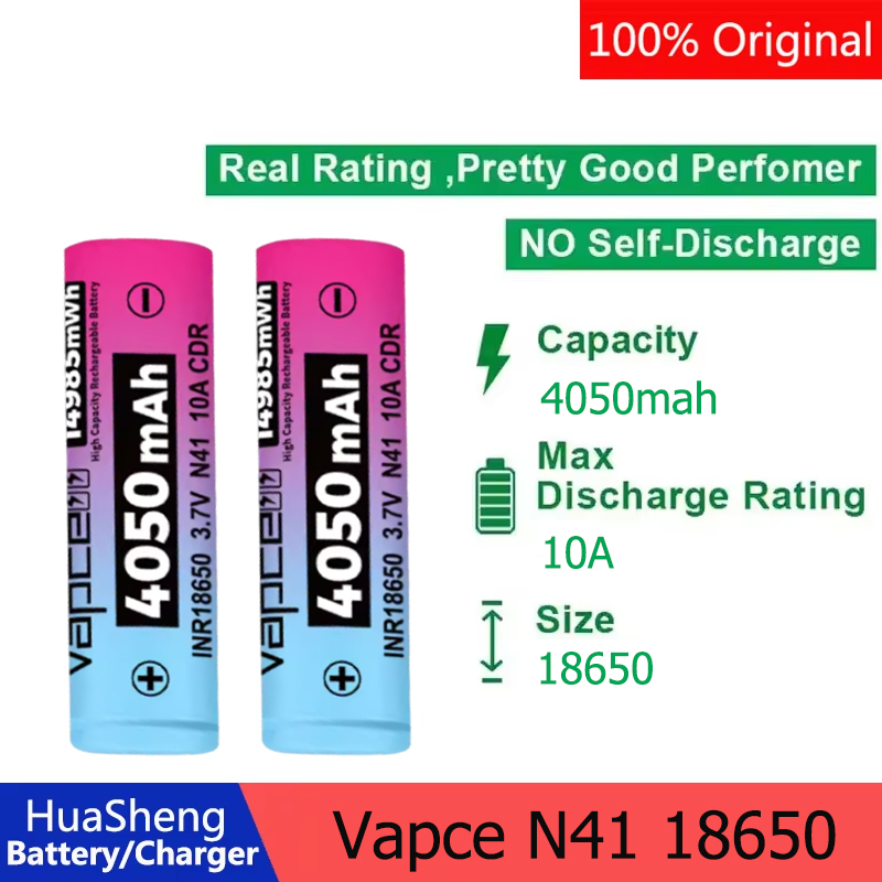 New Original Vapcell N41 18650 - Vape Battery 18650 reseña y precio