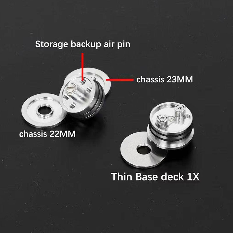 YFTK vape Thin base V3 atomize - Vaping Air reseña y precio