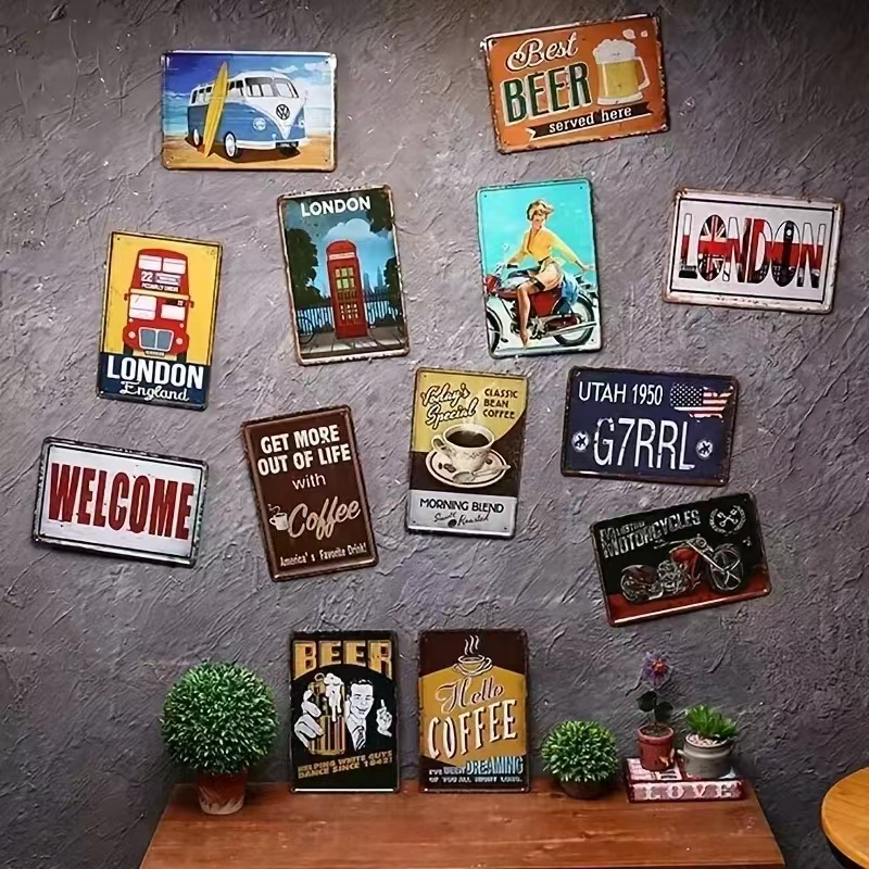 （2D Tin painting）Safety Sign S - Vaping Store reseña y precio