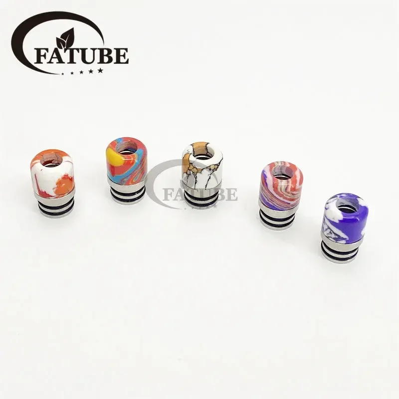 1PC/10PCS 510 Stainless Steel  - Drip Tip Resin reseña y precio