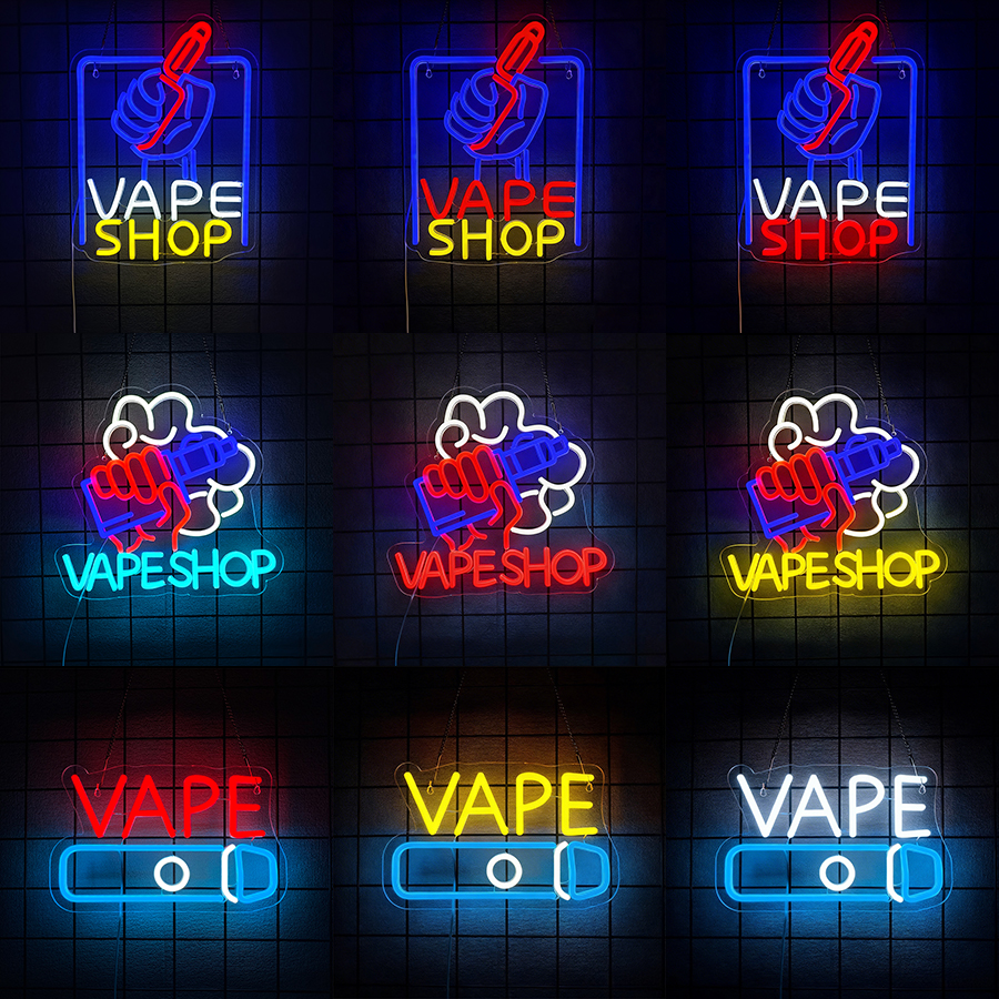 VAPE Shop Neon Sign for Smoke  - Vaping Store reseña y precio