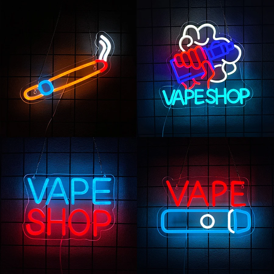 Light Up Sign For Smoke Store, - Vaping Store reseña y precio