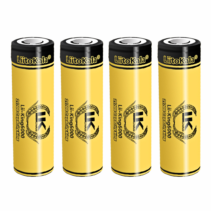 4pcs LiitoKala 3.7V 18650/2170 - Vape Battery 18650 reseña y precio