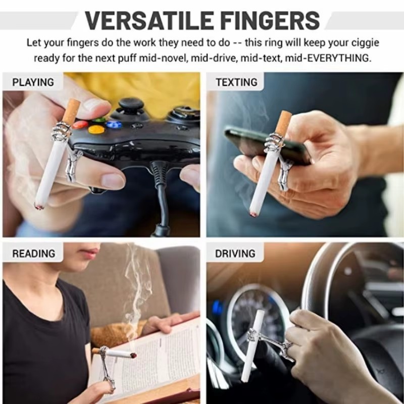 Funny Cigarette Hand Holder Sm - Vape Ring reseña y precio