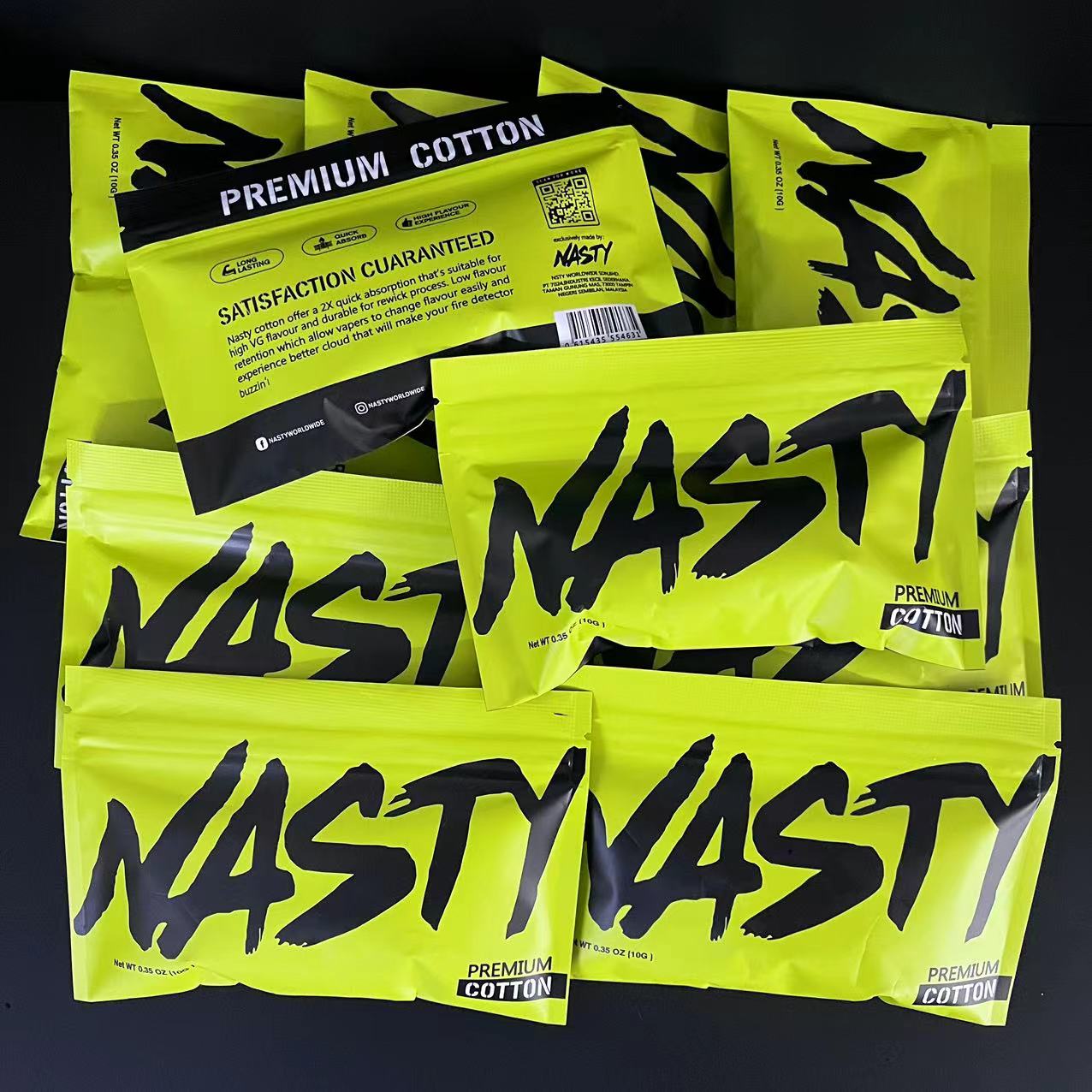 10/5 x Bag NASTY Cotton Long F - Cotton Wick Organic reseña y precio