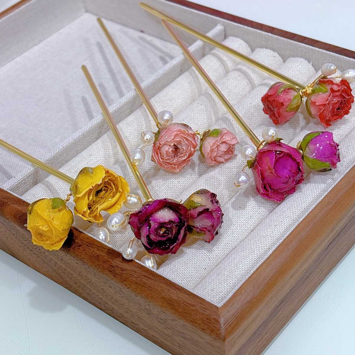 5pcs Drip Glue Roses Dried Flo - Drip Tip Resin reseña y precio