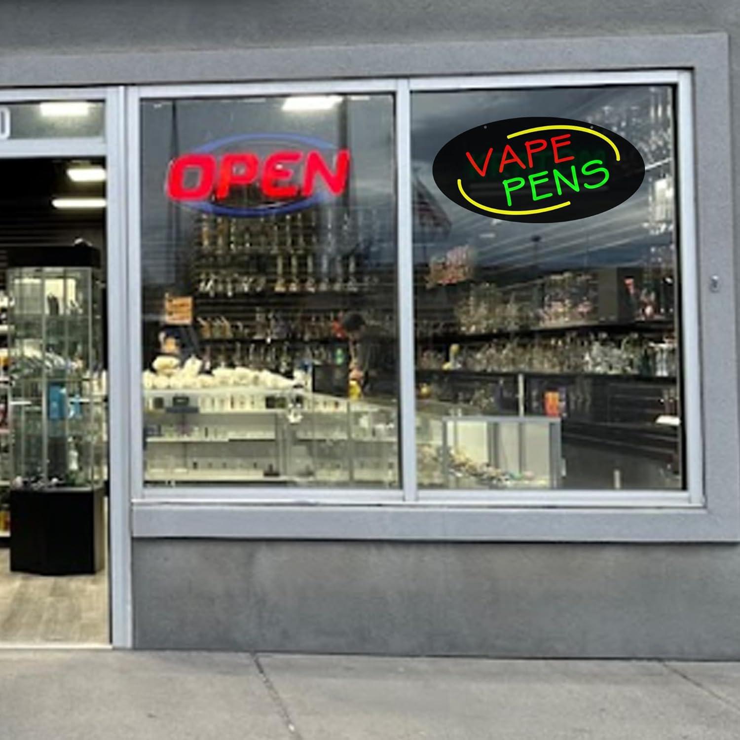 Vape Pens Neon Sign Dimmable L - Vaping Store reseña y precio