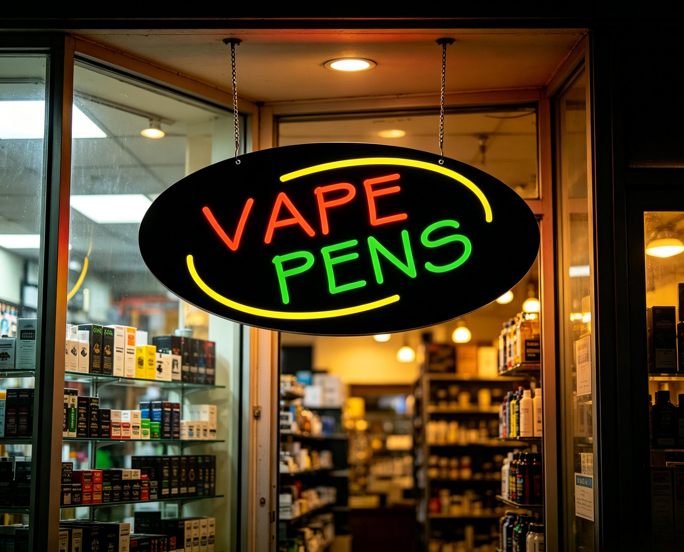 Vape Pens Neon Sign Dimmable L - Vaping Store reseña y precio