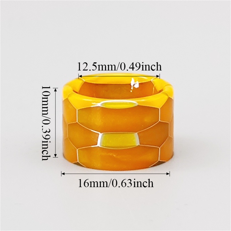1PC Snake Skin Resin Push-in D - Drip Tip Resin reseña y precio