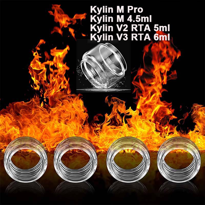 5 Pieces Bubble Glass Tank for - Drip Tip Resin reseña y precio
