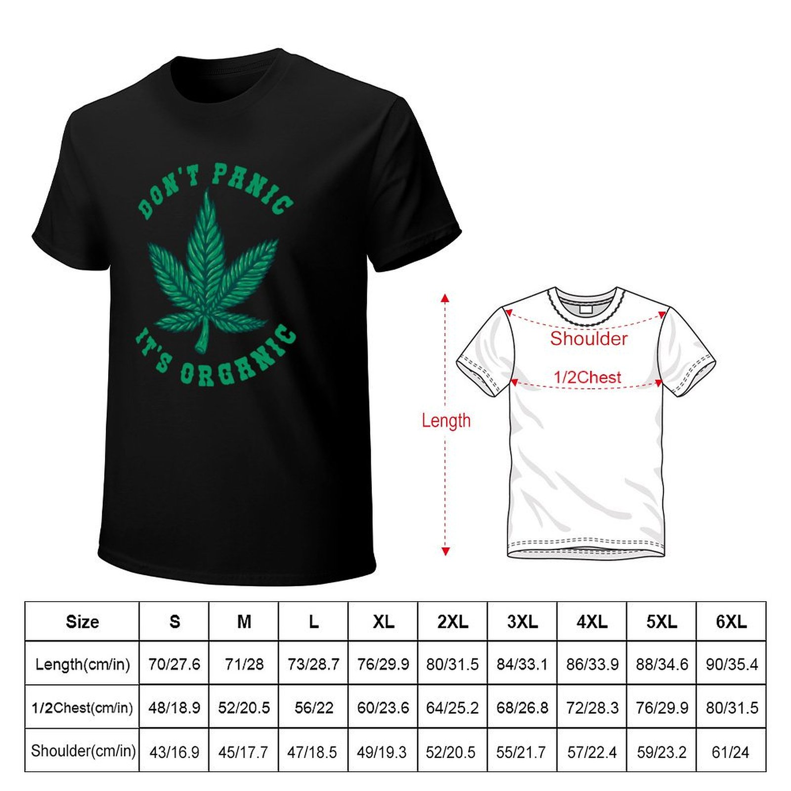 Dont panic its organic T-Shirt - Cotton Wick Organic reseña y precio