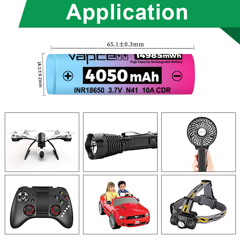 Original Vapcell N41 INR 18650 - Vape Battery 18650 reseña y precio