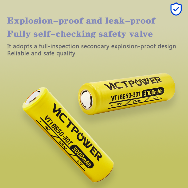 30A Continuous Drain Vicpower  - Vape Battery 18650 reseña y precio