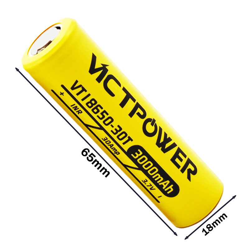 30A Continuous Drain Vicpower  - Vape Battery 18650 reseña y precio