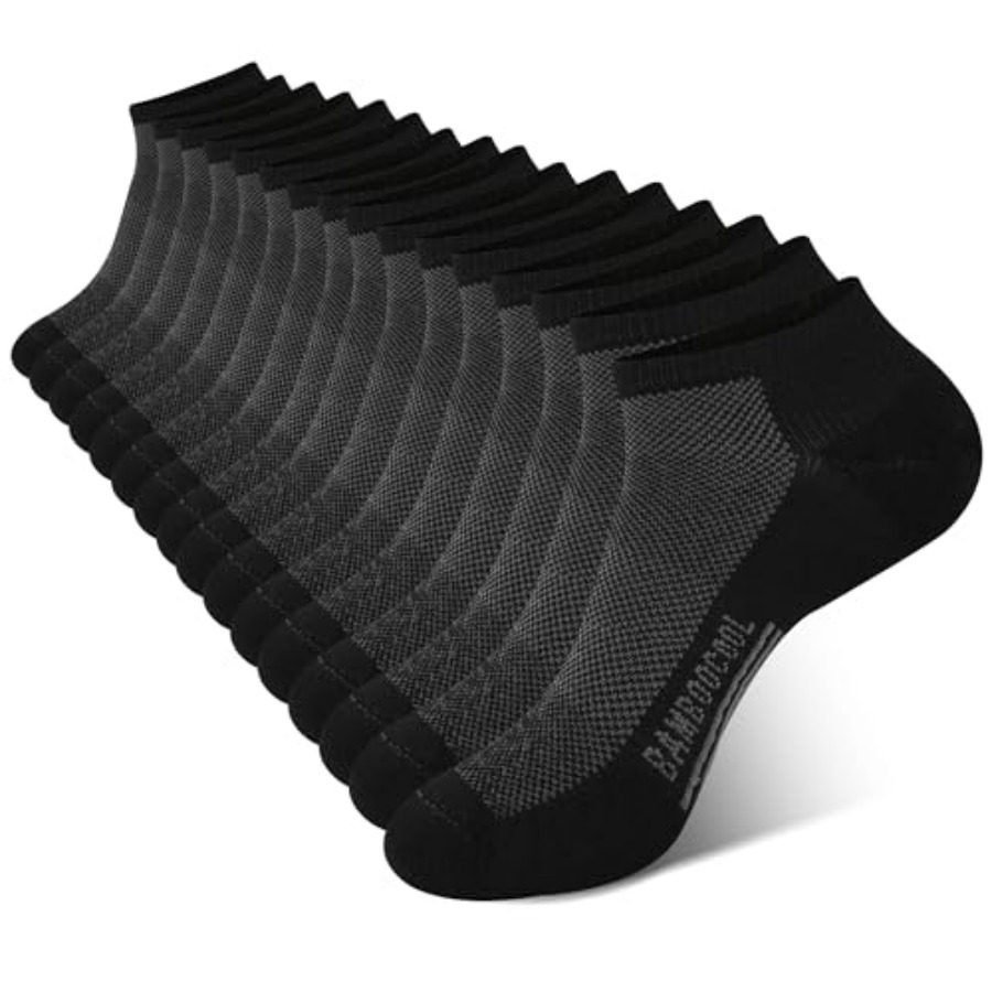 BAMBOO COOL Men's Athletic Ank - Cotton Wick Organic reseña y precio