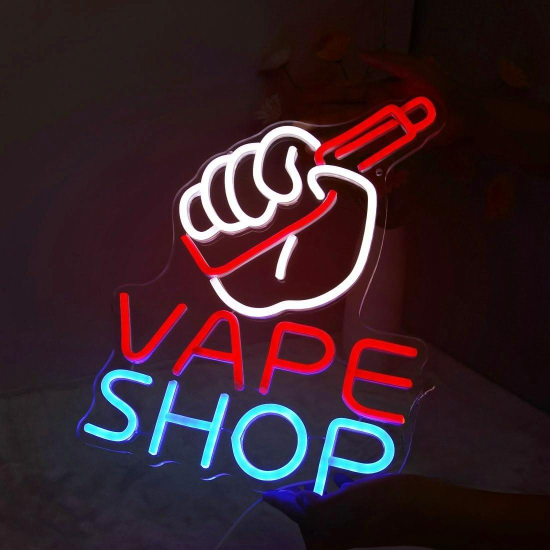 VAPE Shop Neon Sign USB Dimmab - Vaping Store reseña y precio