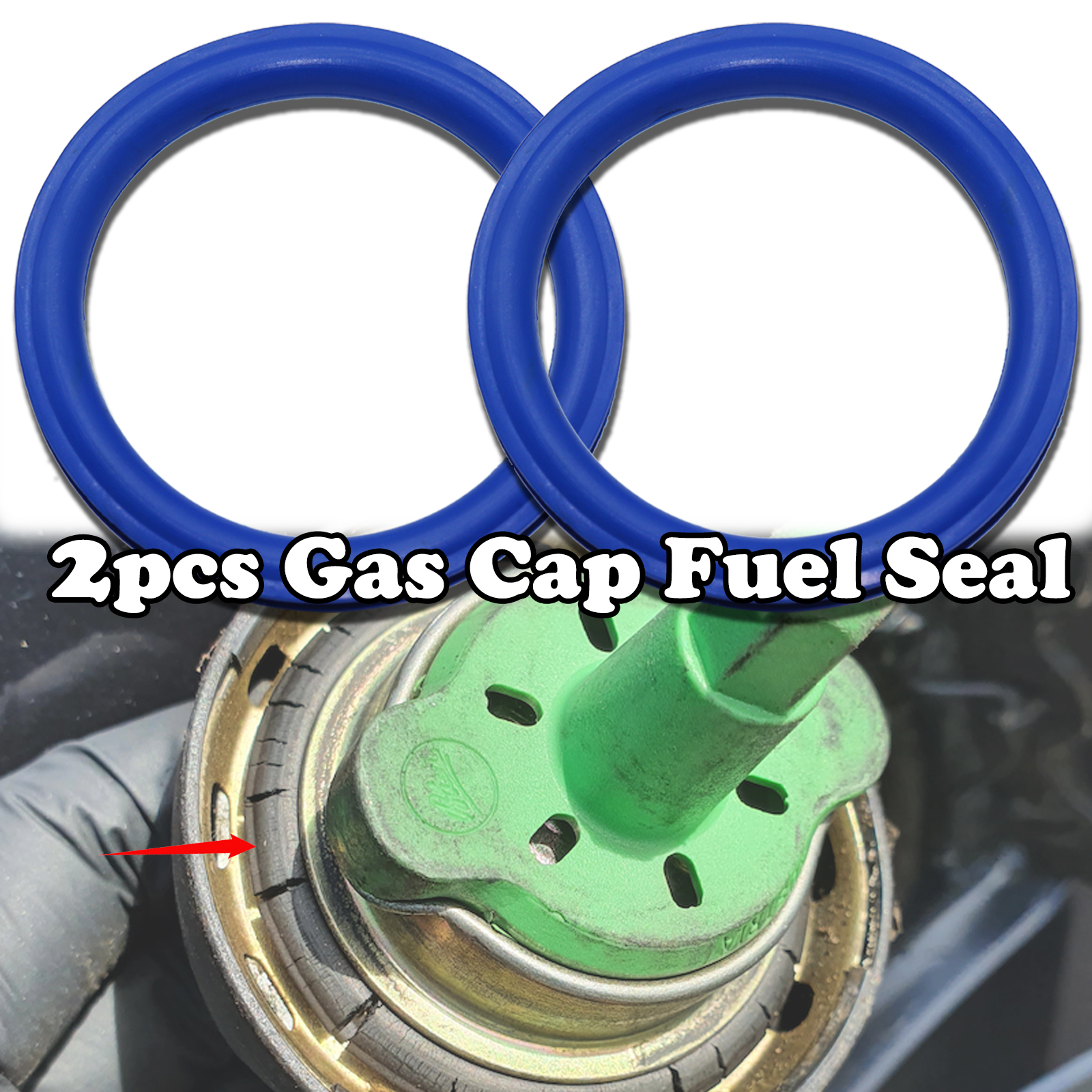 2pcs Gas Cap Fuel Seal Tank Co - Tank O-Ring Seal reseña y precio