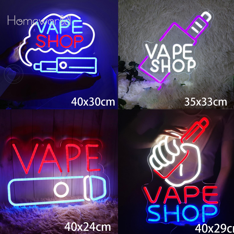 VAPE Shop Neon Sign for Smoke  - Vaping Store reseña y precio