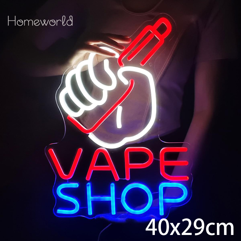 VAPE Shop Neon Sign for Smoke  - Vaping Store reseña y precio