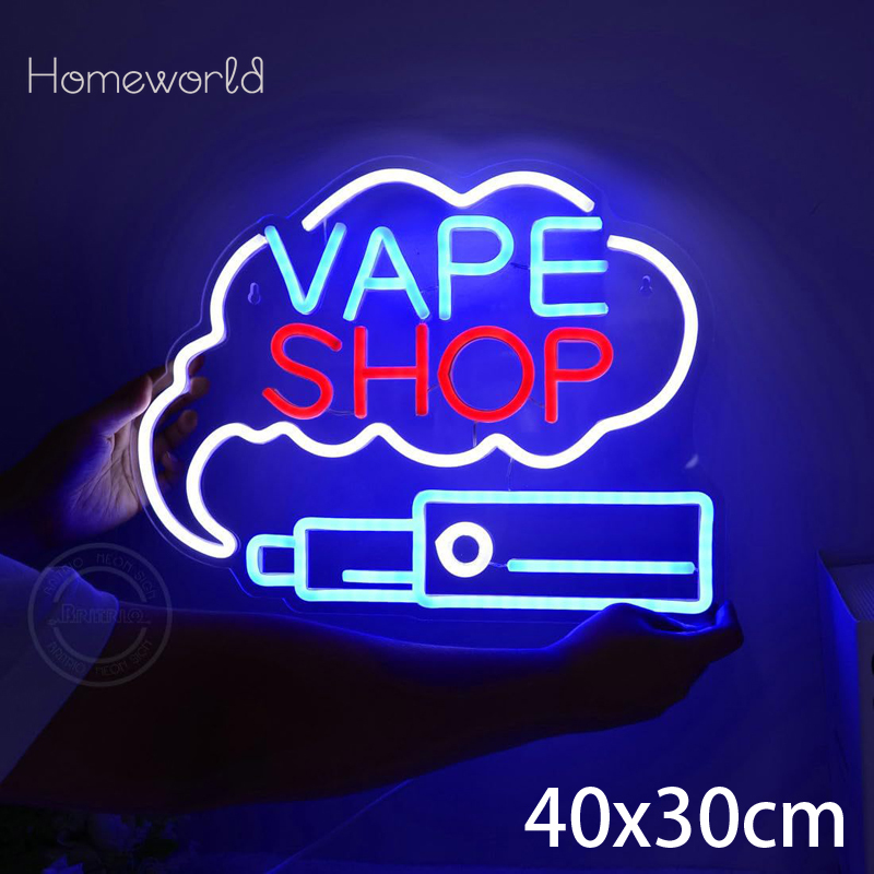 VAPE Shop Neon Sign for Smoke  - Vaping Store reseña y precio