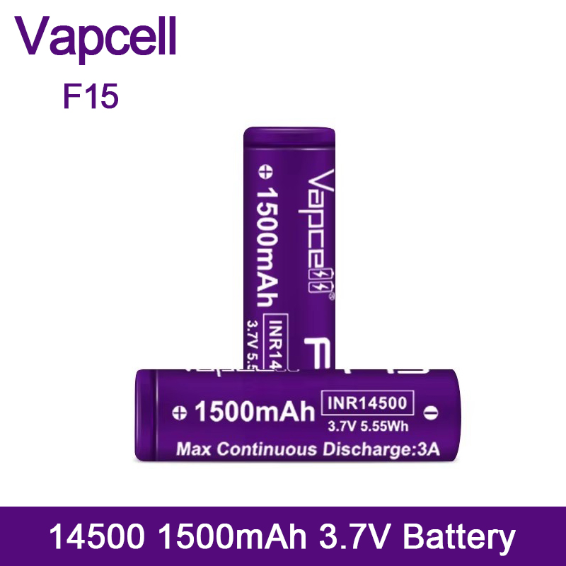 Vapcell INR14500 F15 1500mAh 3 - Vape Battery 18650 reseña y precio