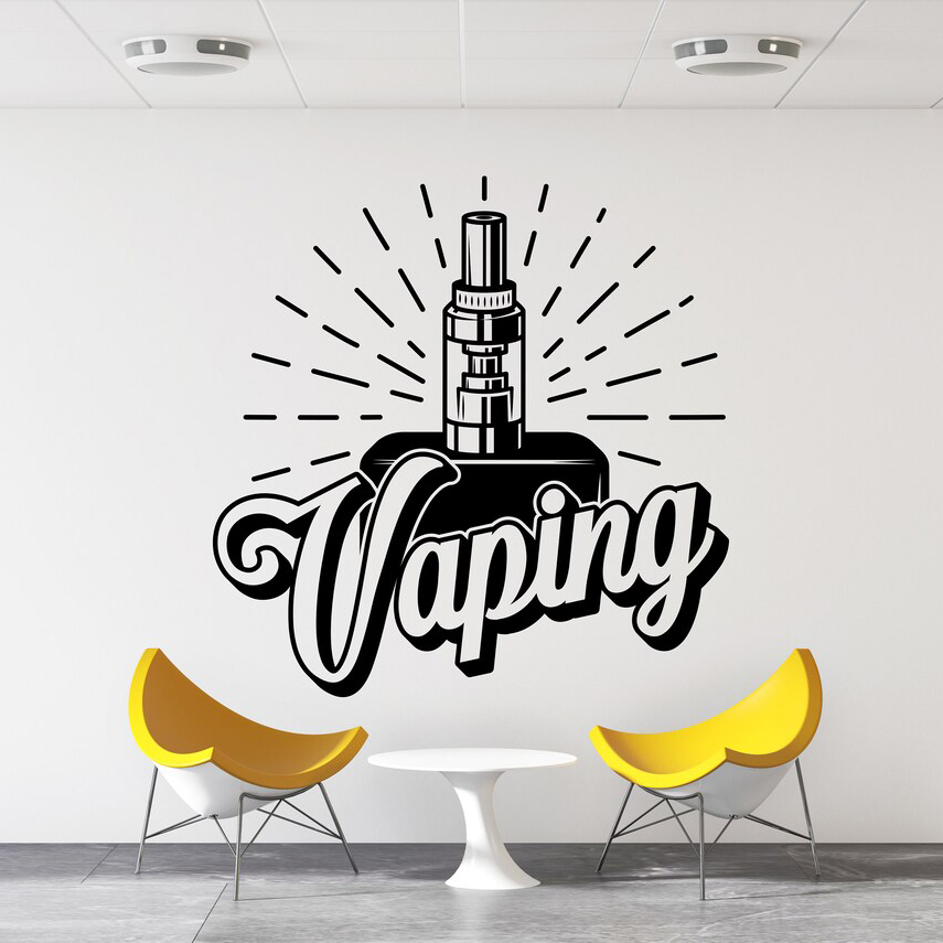 Vape Shop Wall Decal Window St - Vaping Store reseña y precio