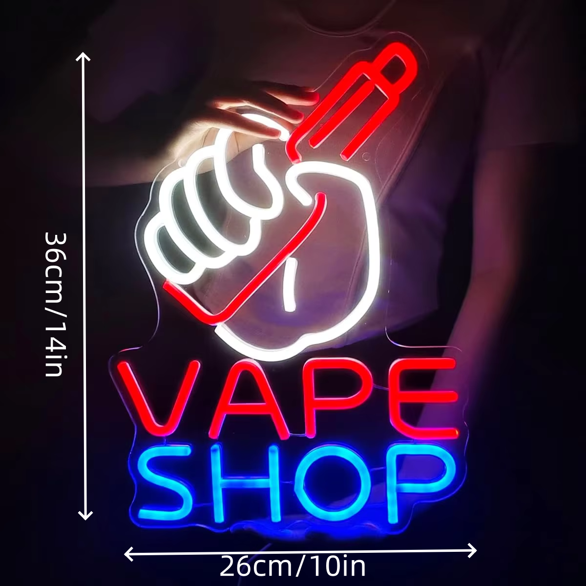 VAPE Shop Neon Sign for Smoke  - Vaping Store reseña y precio