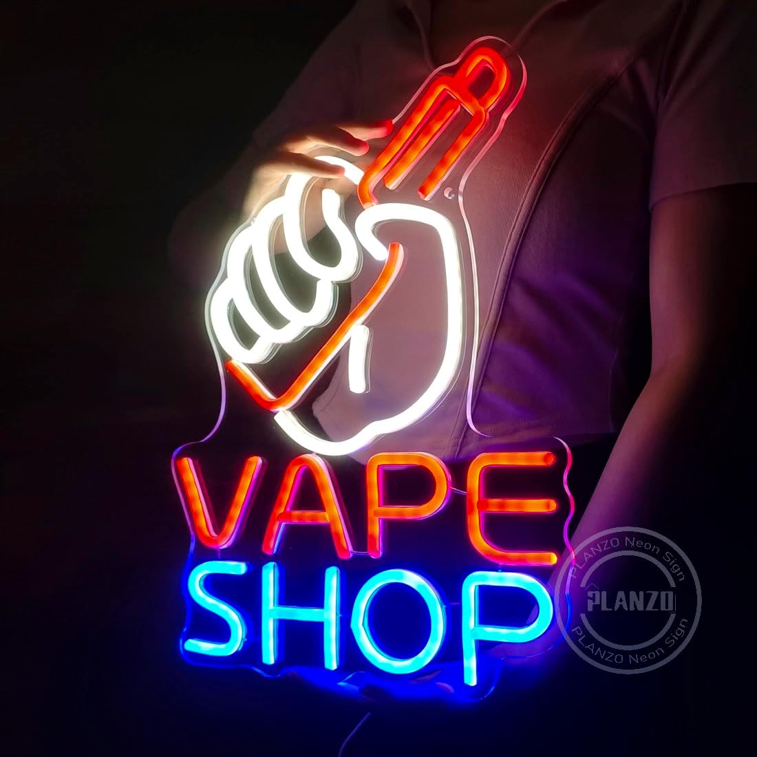 VAPE Shop Neon Sign for Smoke  - Vaping Store reseña y precio