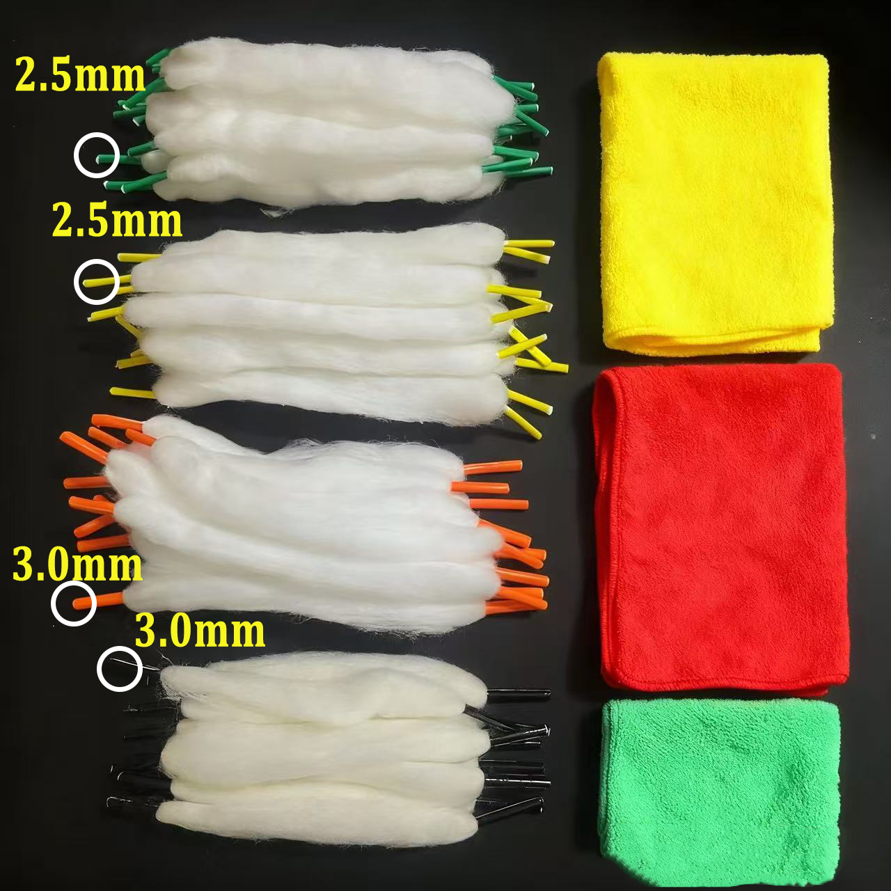 100-10pcs 3.0/2.5mm Colorful P - Cotton Wick Organic reseña y precio