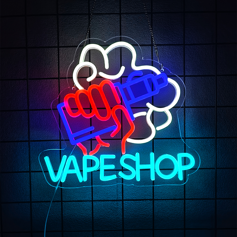 Smoke Series Neon Sign For Wal - Vaping Store reseña y precio