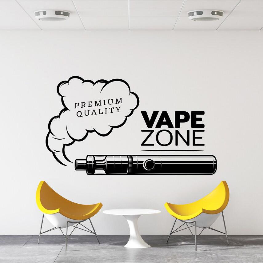 Vape Shop Wall Decal Window St - Vaping Store reseña y precio
