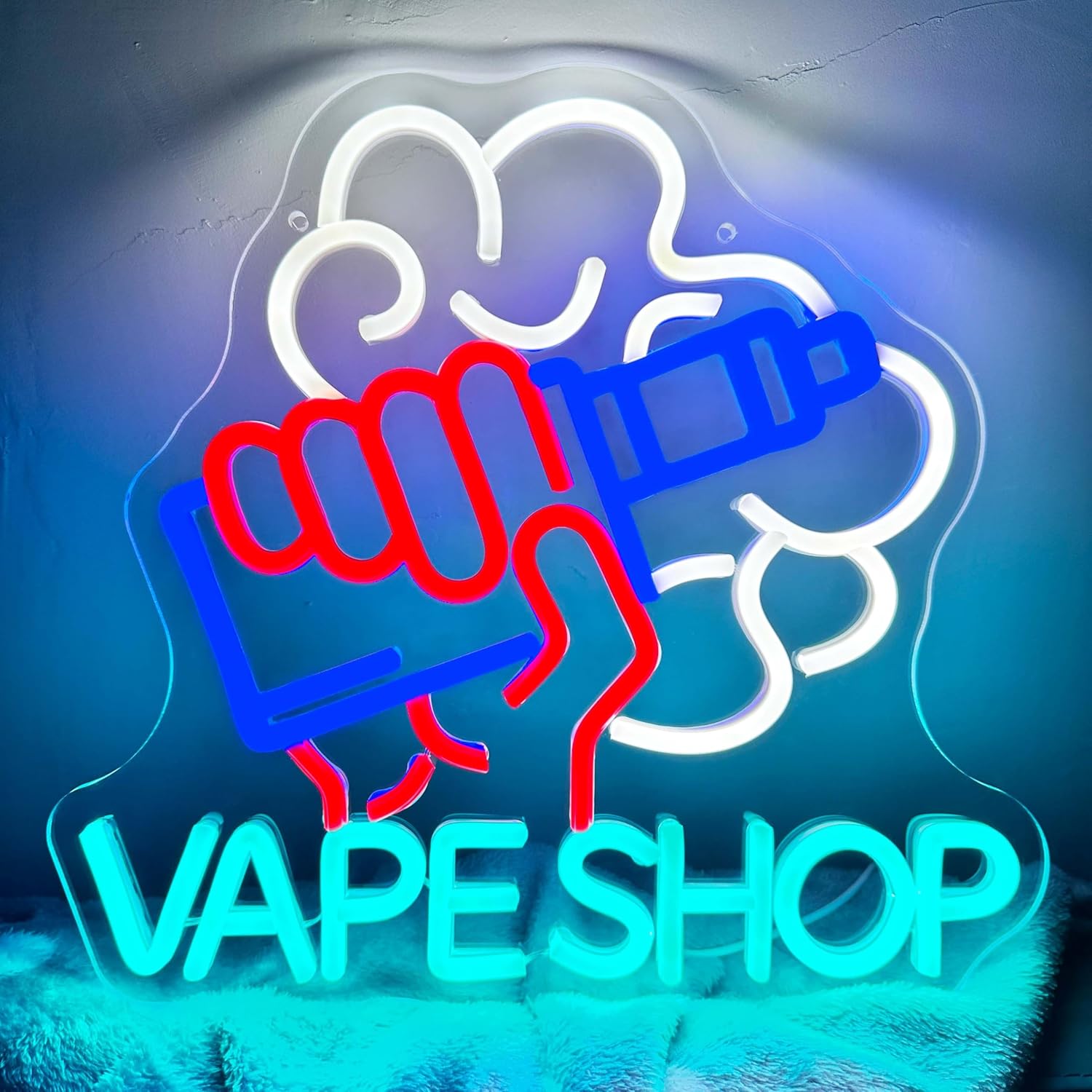 Vape Shop Neon Signs LED Neon  - Vaping Store reseña y precio