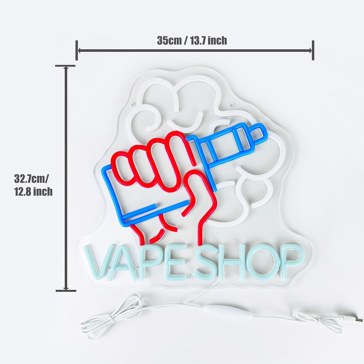 Vape Shop Neon Signs LED Neon  - Vaping Store reseña y precio