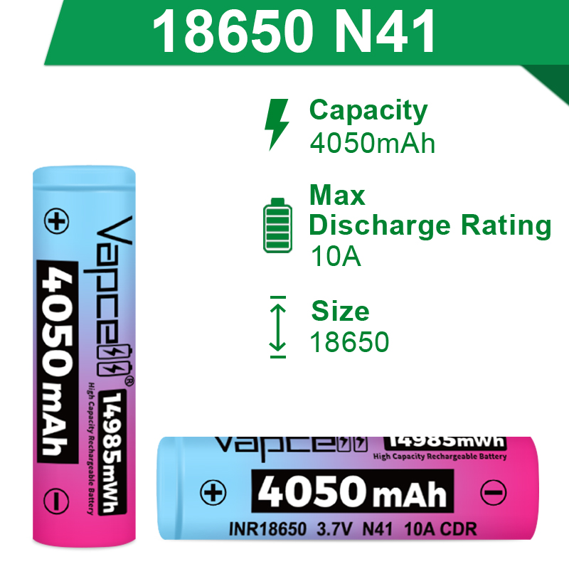 New Rainbow 18650 Battery Vapc - Vape Battery 18650 reseña y precio
